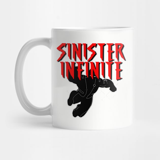 SINISTER INFINITE Male (Black Silhouette) by Zombie Squad Clothing